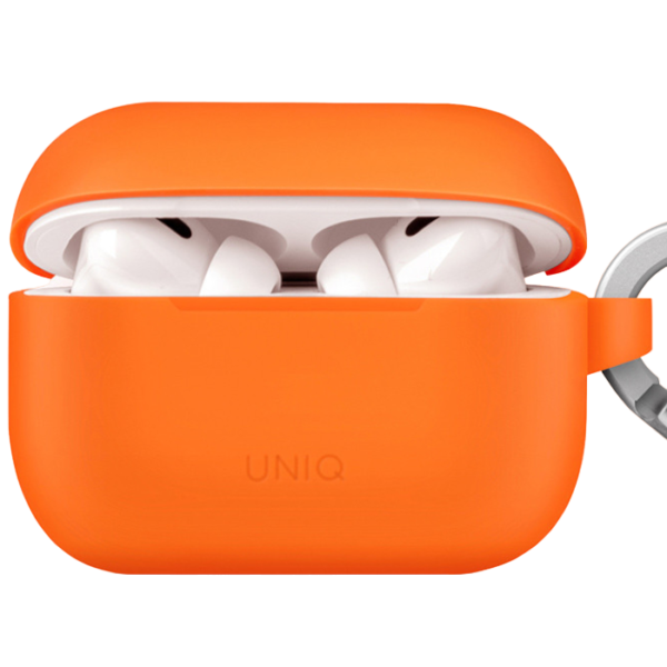 Чехол Uniq для Airpods Pro 2 Vencer силиконовый с карабином