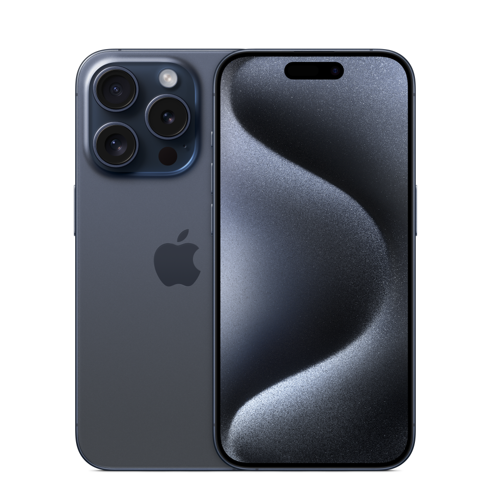 IPhone 15 Pro (без RuStore) — Blue Titanium, 128 гб, 1 sim + E-sim