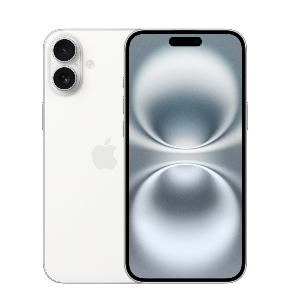 iPhone 16 Plus (без RuStore) — WHITE, 128 гб, 1 sim + E-sim