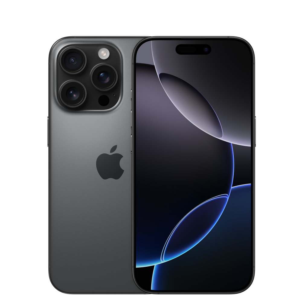 IPhone 16 Pro (без RuStore) — Black Titanium, 128 гб, 1 sim + E-sim