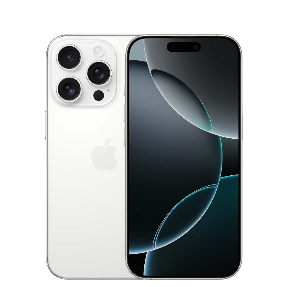 IPhone 16 Pro (без RuStore) — White Titanium, 128 гб, 1 sim + E-sim