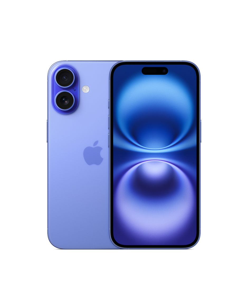 iPhone 16 (без RuStore) — Ultramarine, 128 гб, 1 sim + E-sim