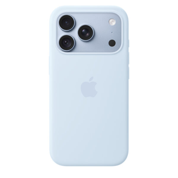 Чехол Apple Silicone Case с MagSafe для iPhone 18 Pro, Crisp Blue