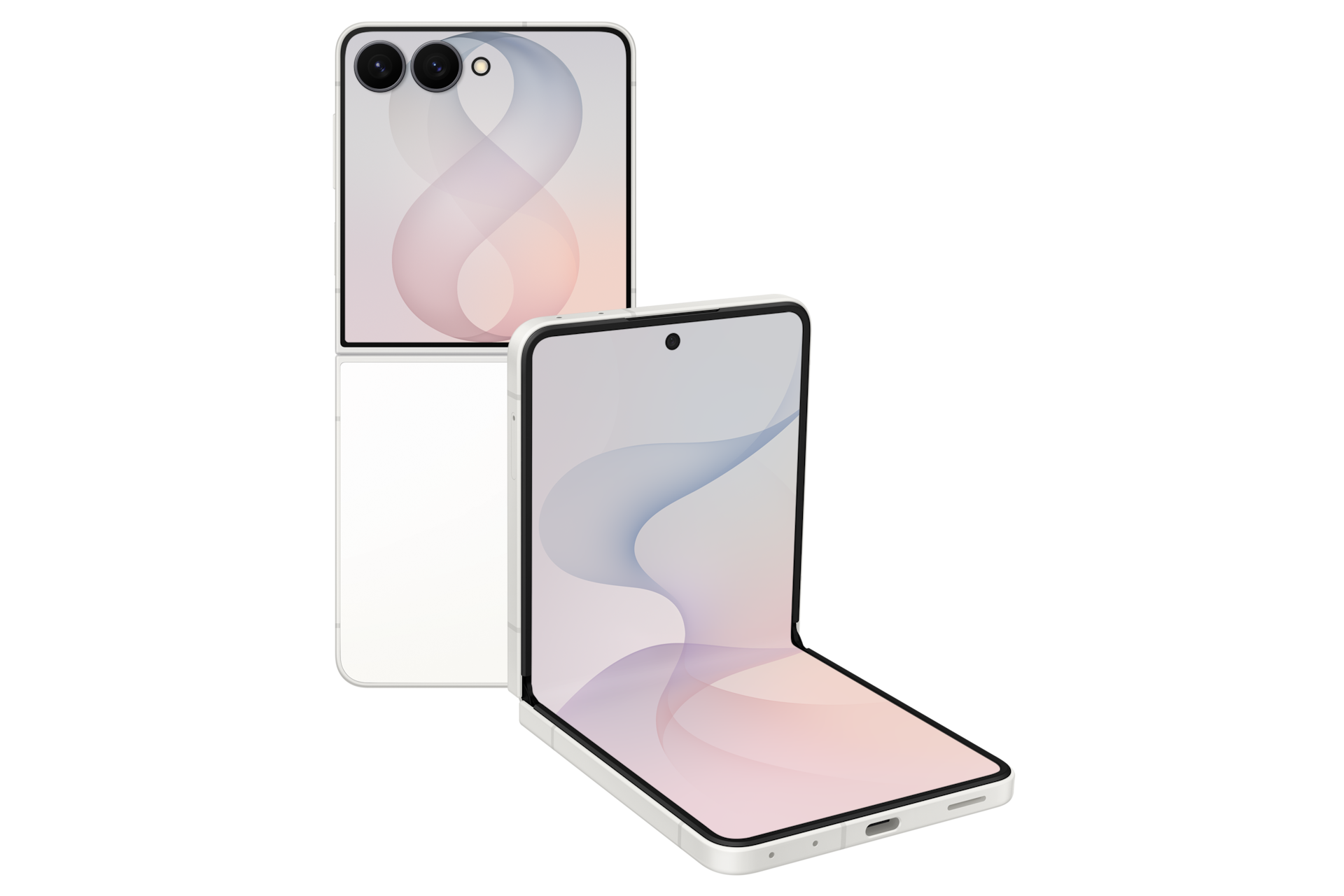 Samsung Galaxy Z Flip8 — 1 sim + E-sim, 12/256 гб, Cream